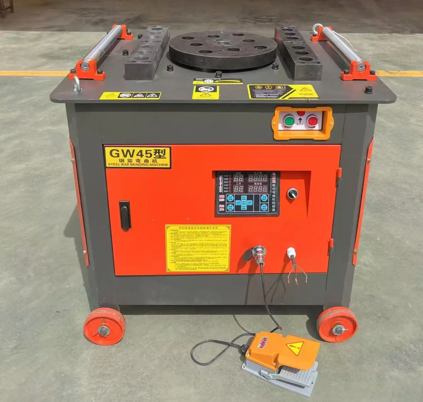 Heavy-Duty 40C and 50 CNC Steel Bar Bending Machine Iron Rod Circle Bender Manual Rebar Bender for Construction Industries