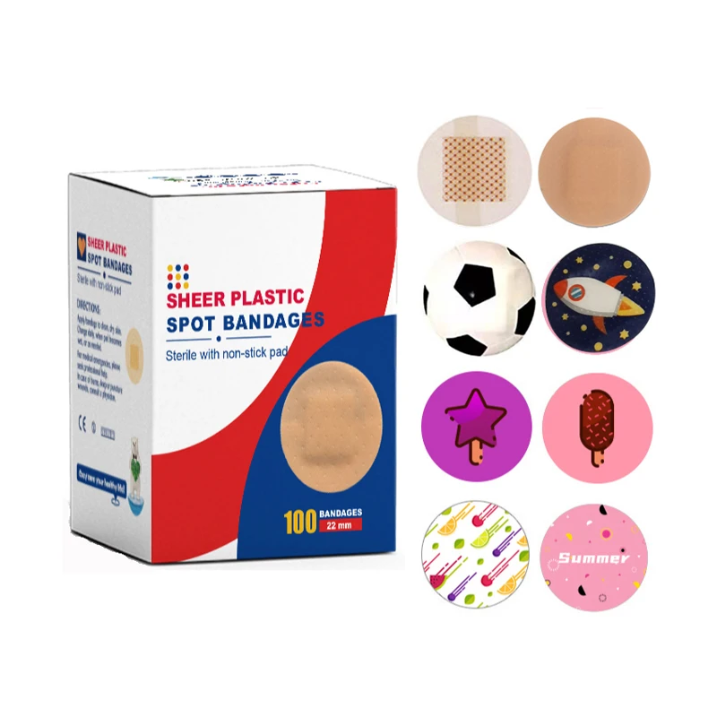 Medical Small Round Sterile Adhesive Band Aid Plaster/waterproof Round