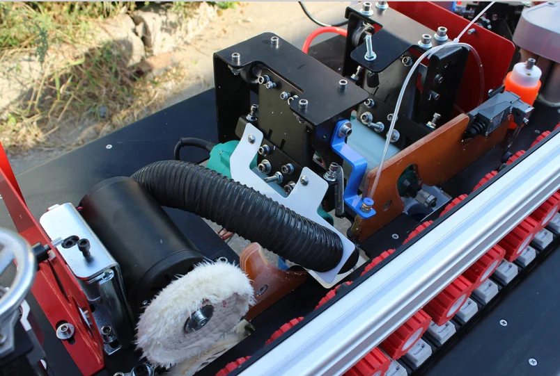 Small Automatic Edge Bander Cutting Machine Wood MDF PVC Edge Banding Machine for Furniture Cabinet Plate