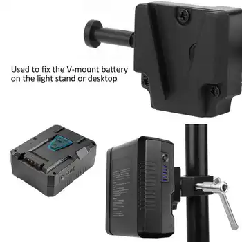 WY-VG-S3 V port with crab claw clamp (cross handle) V-Lock Mount Battery Power support product image