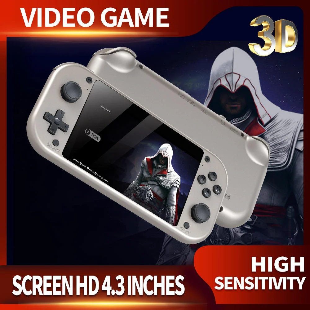 2024 PSP Handheld Game Console - 4.3-Inch Screen, 10000+ Games