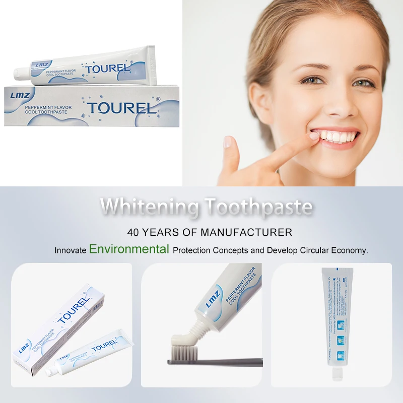 Wholesale Custom Private Label Cheap Tooth Whitening Fluoride Mint Flavor Toothpaste