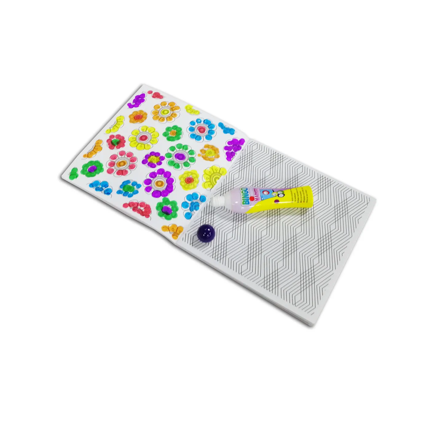 Мульти цвет моющиеся высокой емкости Dabber точка подушечка бинго маркер для белой