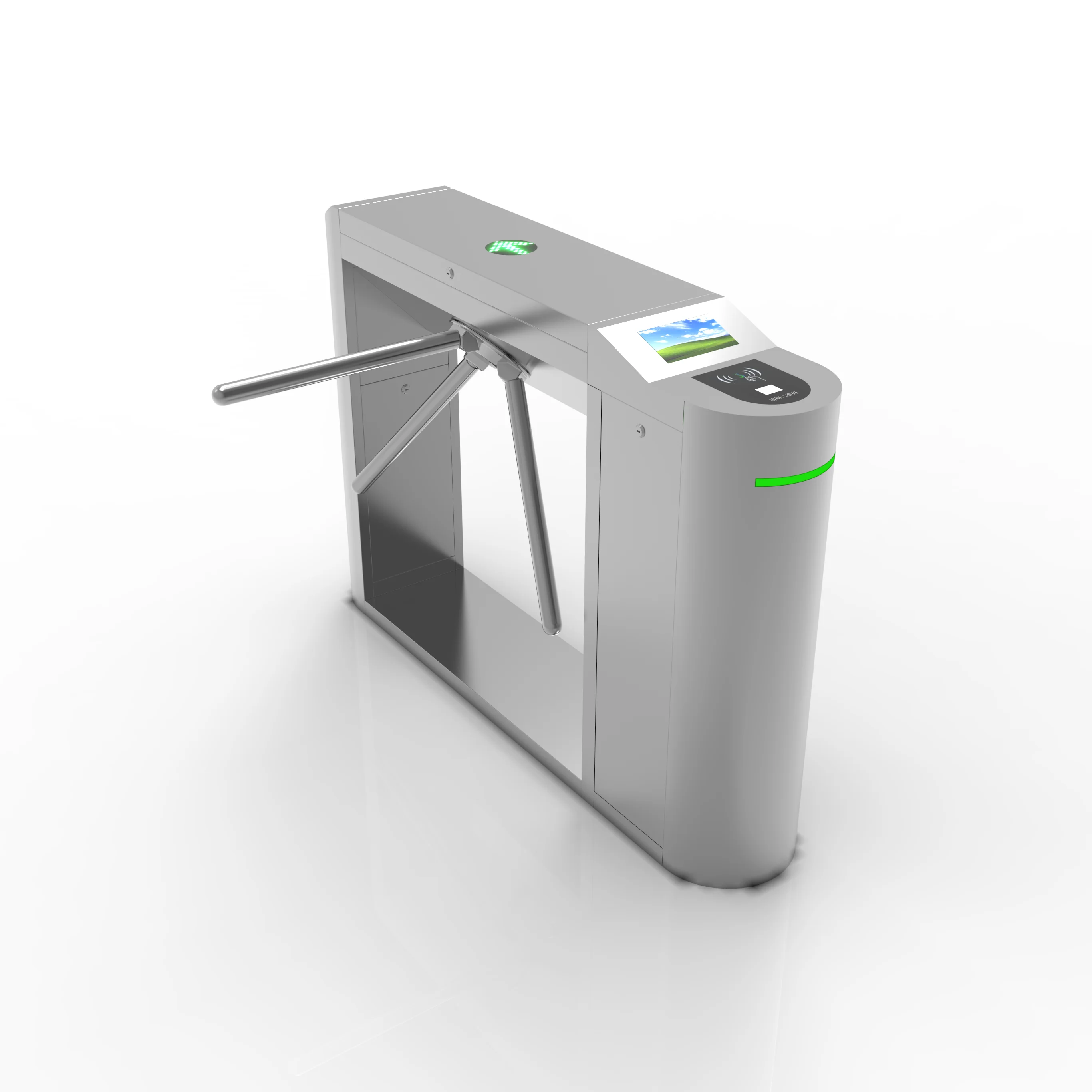 Cheap Factory Price Access Control Automatic Baffle Subway Gate 2 Way Entrance and Exit Gat  Tripod Turnstile