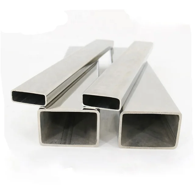 Factory Price 201 304 316 Square Rectangular Welded Material Stainless Steel Tube Pipes