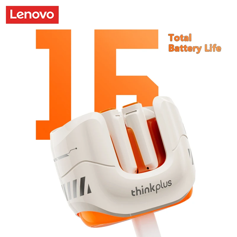 Original Lenovo LP27 Earphones Wireless BT V5.4 HIFI Stereo Surround Headphones Call Noise Cancelling Earbuds Long Endurance