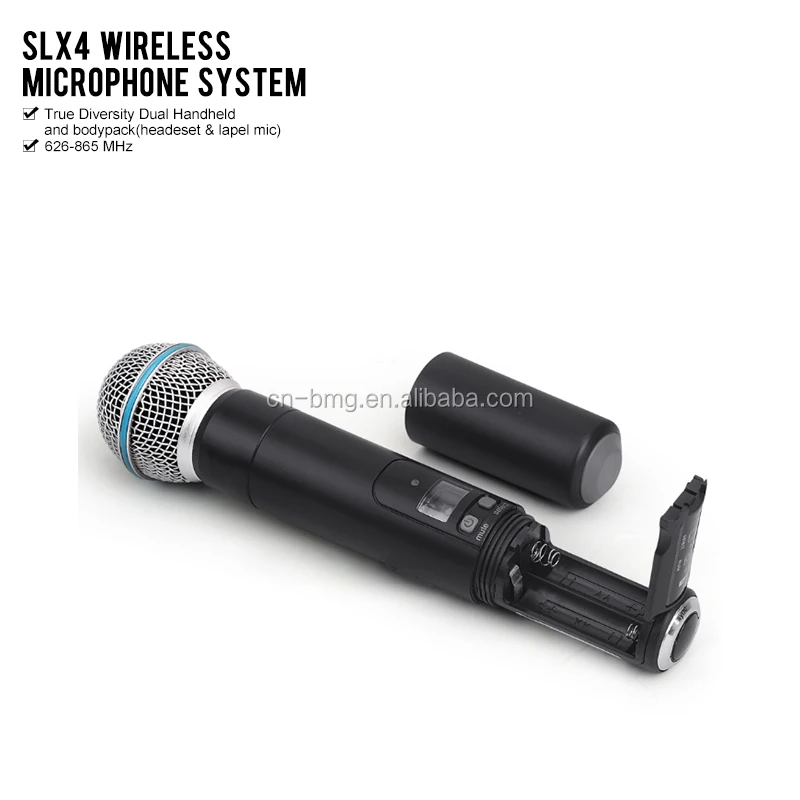 SLX4 SLX14 SLX24 Wireless Microphone System - Beta 58A & SM58