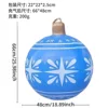 Blue snowflakes - Christmas balls