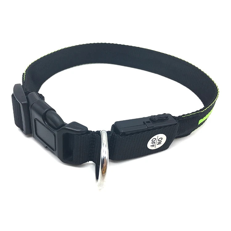 Новое поступление водонепроницаемый мигающий перезаряжаемые загорасветодио дный светодиодный ошейник CE RoHS сертификат
