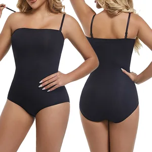 Under Lulu Custom Logo Hot-Selling Plus Size Support Waist Shaper Chest-Wrapped Briefs Plastic Tummy Jumpsuit Shapewear