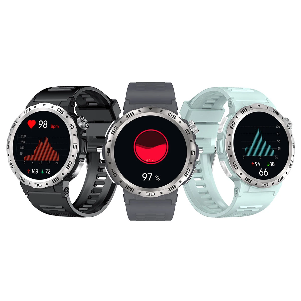 LG103 Outdoor Sports Smartwatch GPS 5ATM Swim Dive Compass Altitude Fishing  Multiple Sports Modes GPS Smart Watch Men 2025