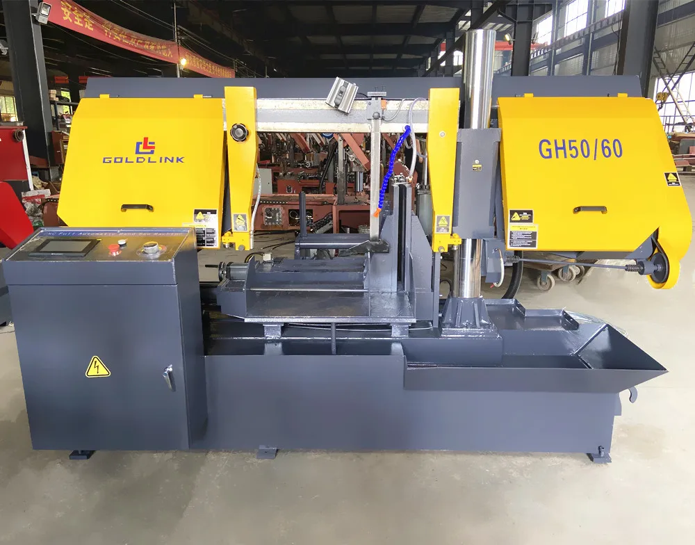 New Model Export to Germany Customized High Precision CNC Fully Automatic Metal Steel Cut off Saw  Band Saw Machine