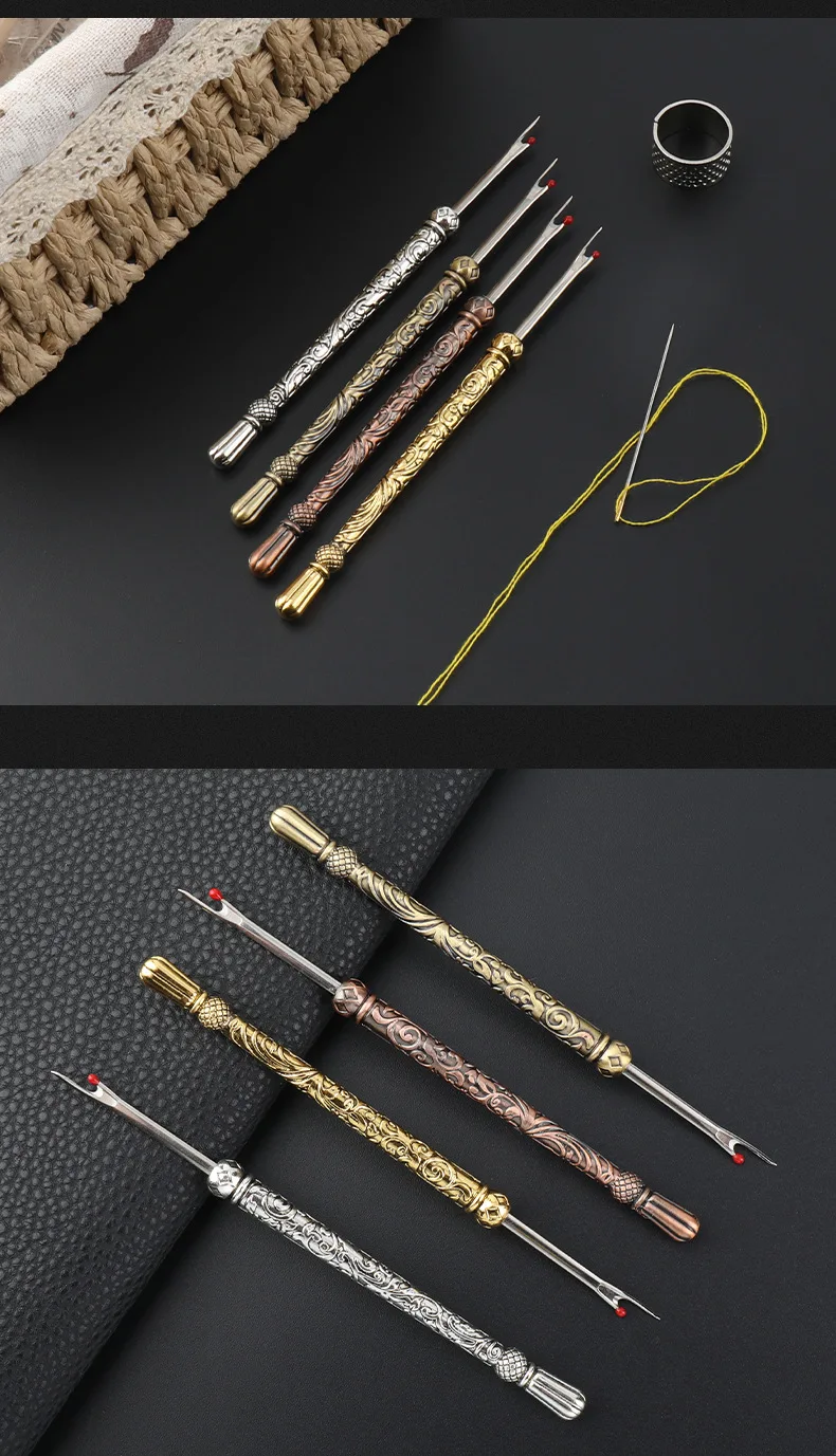 Retro Seam Ripper Metal Rippers Sewing Stitch Thread Unpicker Seam