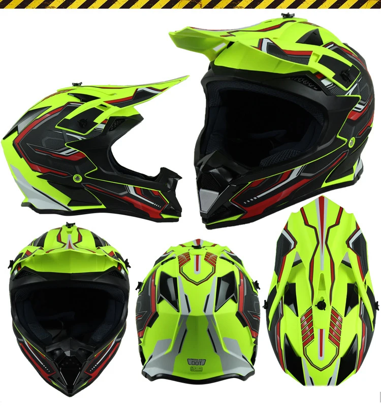 Cool Abs Helmet Motocross Dot Full Face Riding Off Road Motocicleta