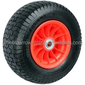 Rueda Maciza Para Carretilla Relaxdays 3.50-6 - Antipinchazos, 100 Kg, Azul/Negra