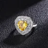 open size  Yellow diamond ring