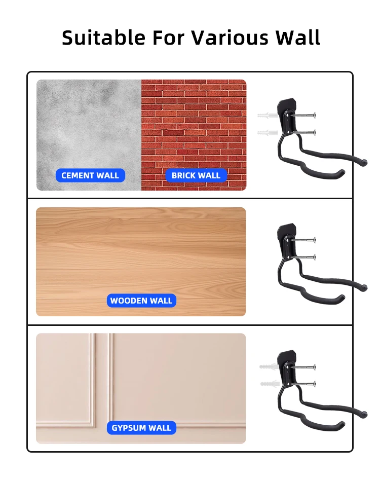 Heavy Duty Utility Garage Organizer Hooks Wall Mounted Storage Hooks for Hanging Power Tools manufacture