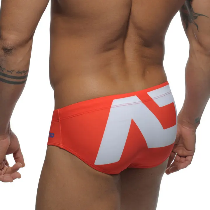 Mens Sexy Bikini Swimwear Sublimation Print Unlined Swimwear Man