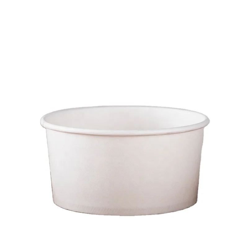 Одноразовая миска из крафт-бумаги для салата, горячего супа и риса