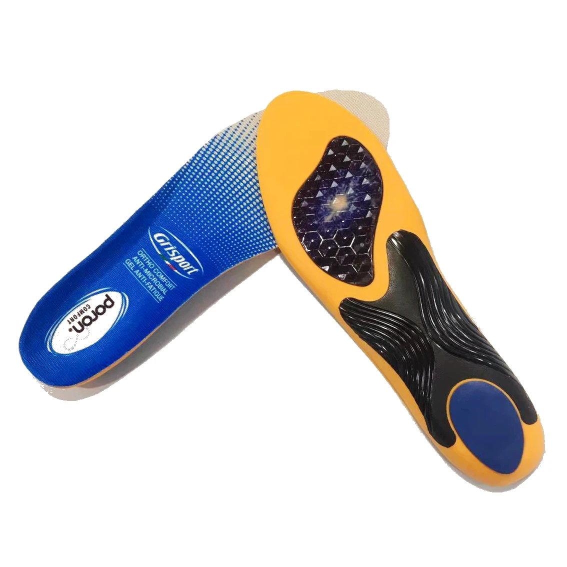 OEM  Private Custom Insoles Breathable Sweat Absorbing  PU Foot Orthotic Shoe Insert Insole