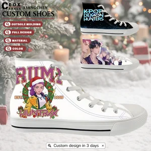 Christmas Trends 2026 Zapatos De Hombre Custom Classic High Top Skateboarding Custom Logo Sneakers Men Canvas Shoes for Men