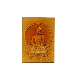 Customization Crystal Wall Decor Consecrate Buddhism Engineering Decor Buddha Brick
