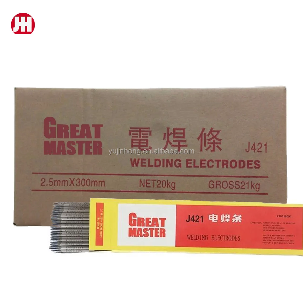 Mild Steel Welding Electrodes Aws E6013 E6011 E7018 Welding Rod J421