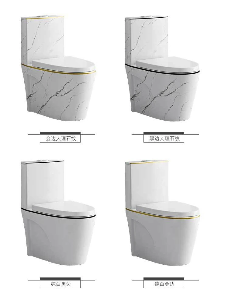 Luxury modern hotel porcelain inodoro marble toilet bowl set one piece commode ceramic sanitary bathroom toilet flush supplier