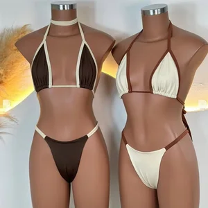 High Quality Custom Swimwear With Logo Custom Designer Lace up Swimsuit Luxury Bikini 2026