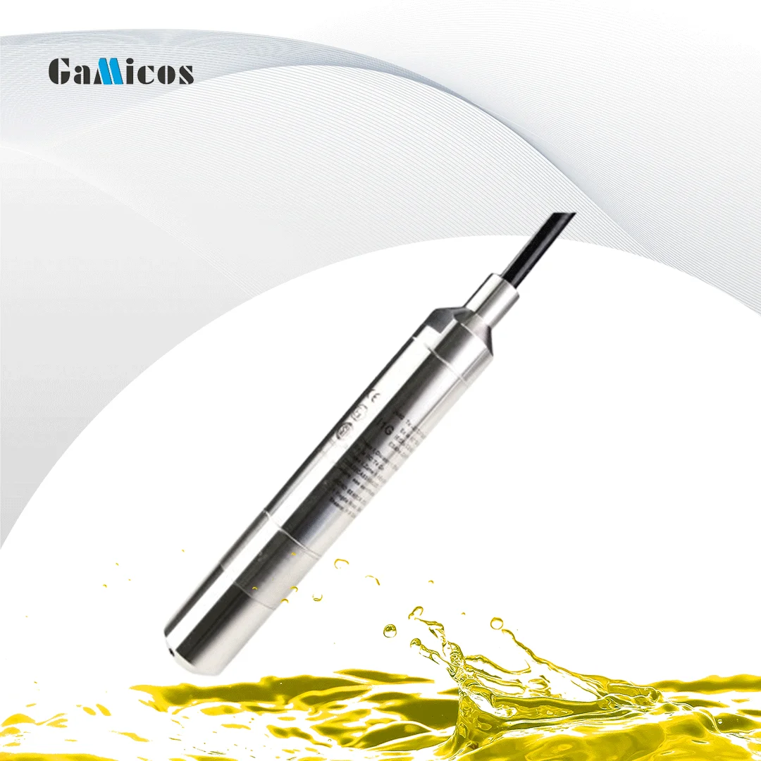 GLT510M Explosion Proof IP68 IECEX 0~200m Analog RS485 Submersible Liquid Level Sensor for Methanol Ethanol