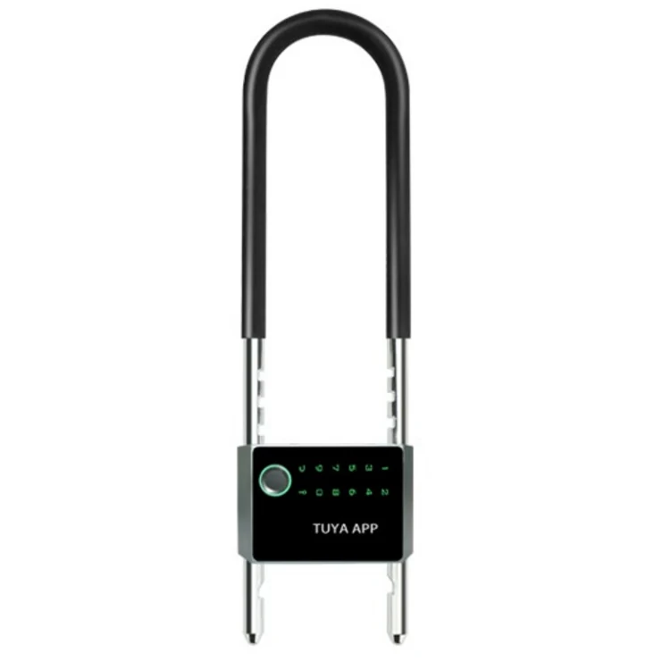 Fingerprint Locker Ulock With Usb Charging Black Tuya App Remote