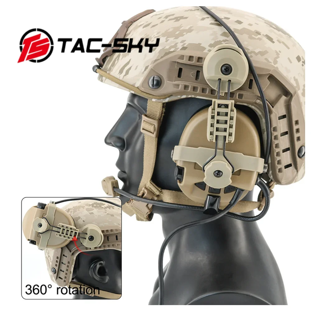 TS TAC-SKY Tactical Helmet ARC Rail Adapter for Sordin Headset
