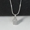 Collana con Pendente Placcato Argento 2