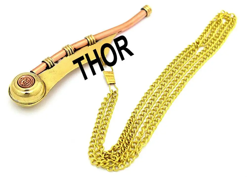 Nautical Maritime Brass Copper Boatswain Whistle Bosun Call Pipe With