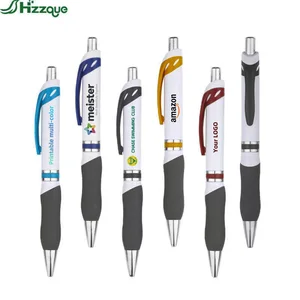 Multicolor 1.0mm Writing Ballpoint Pen with Custom Logo Cheap Price Plastic Promotional Pen for Commercial Office Use
