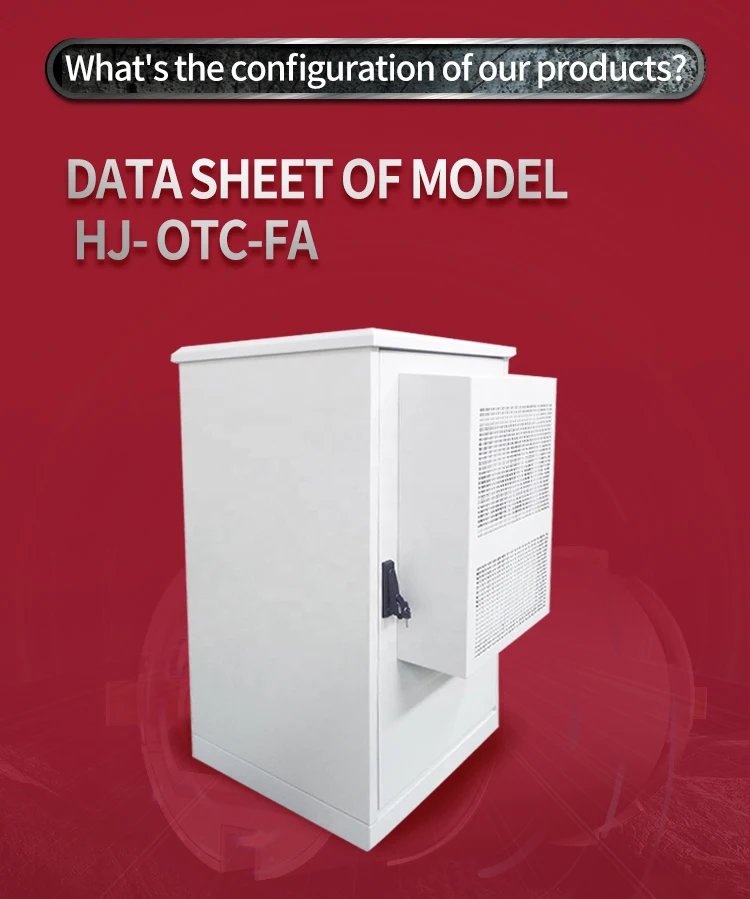 19 Inch Waterproof Outdoor Rack Telecom Power Enclosure Cabinet IP55 ...