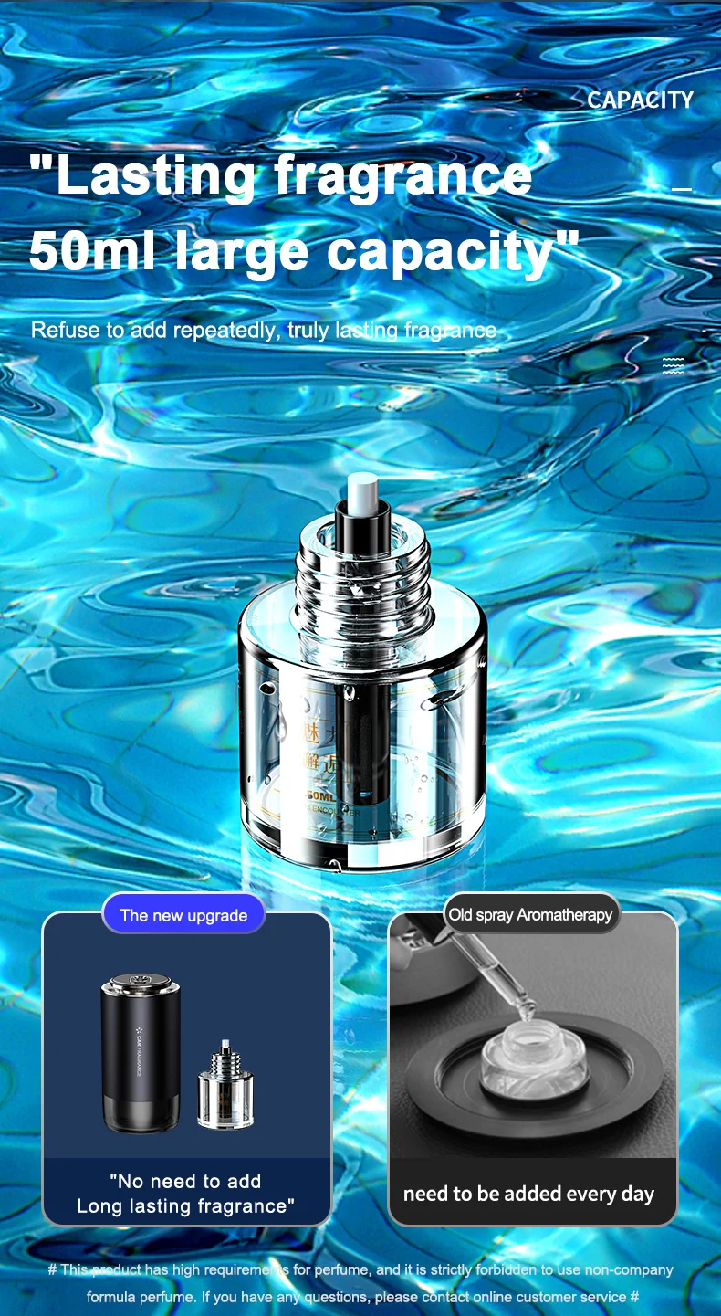 2023 Newest Smart Car Air Fresheners Oneclick Automatic Control Aroma