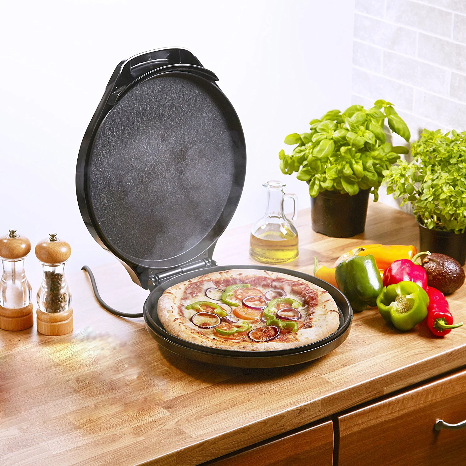 Electric Pizza Oven - Easy Pizza Maker with 30 Minutes Time