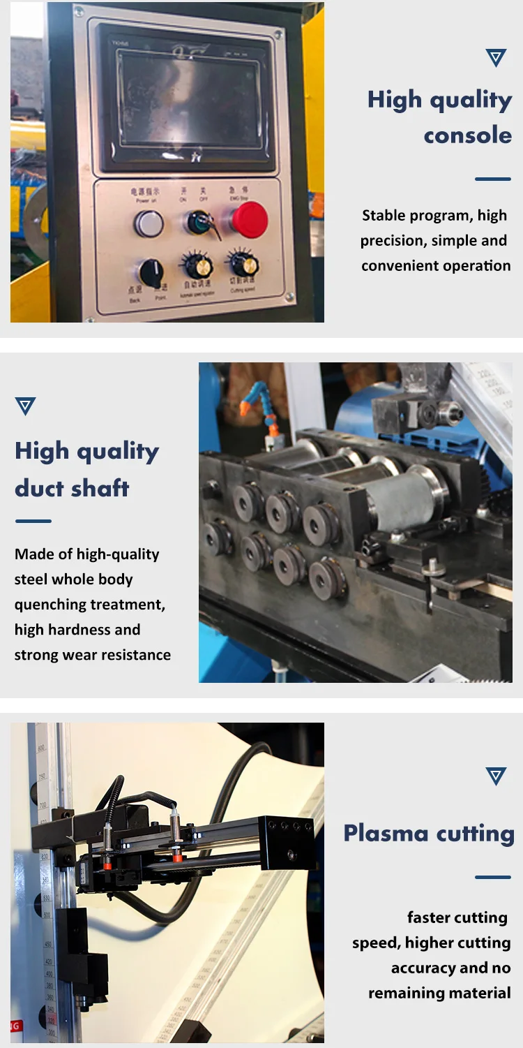 Hvac Spiral Round Duct Machine Ventilation Making Spiro Tube Former