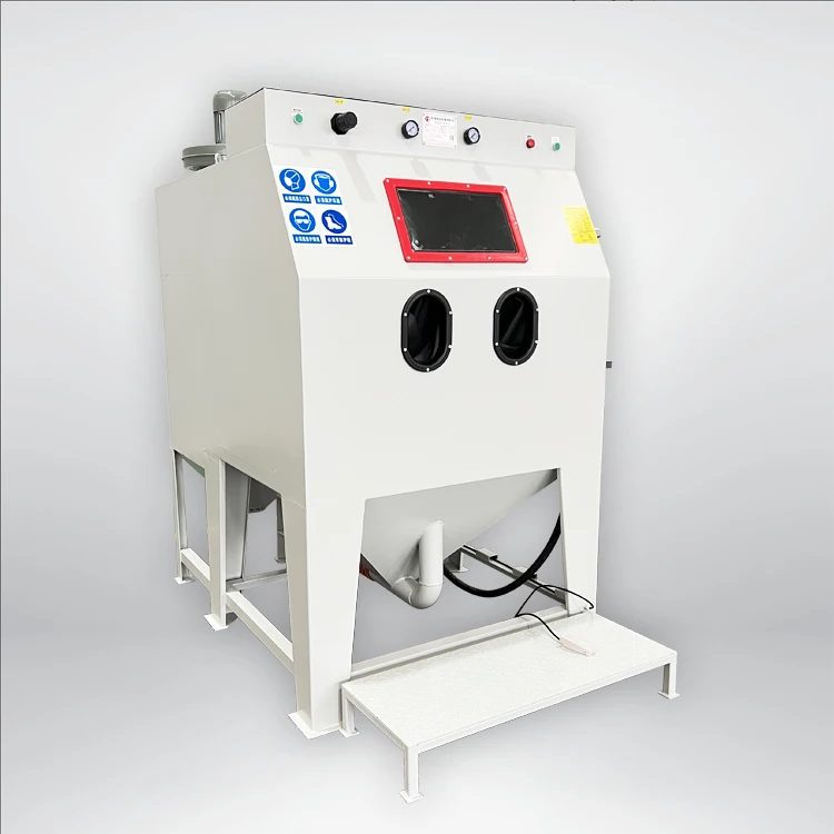 Portable Manual Sandblasting Cabinet Fast Delivery Container Sand Blast Room for Working Industry Featuring Essential Motor Core