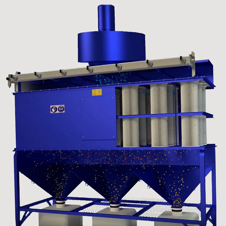 Cartridge Filter Dust Collector Industrial Dust Filter Dust Extraction ...