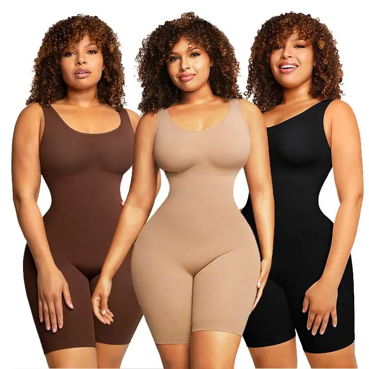 Plus Women Full Body Shaper Seamless Slimming Tummy Control