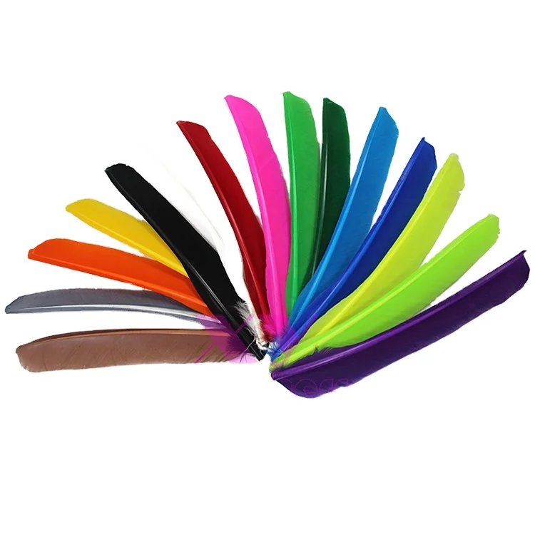 Хит продаж лучшее качество традиционные лопатки Achery с перьями индейки для стекловолокна углеродные стрелы Рекурсивный лук