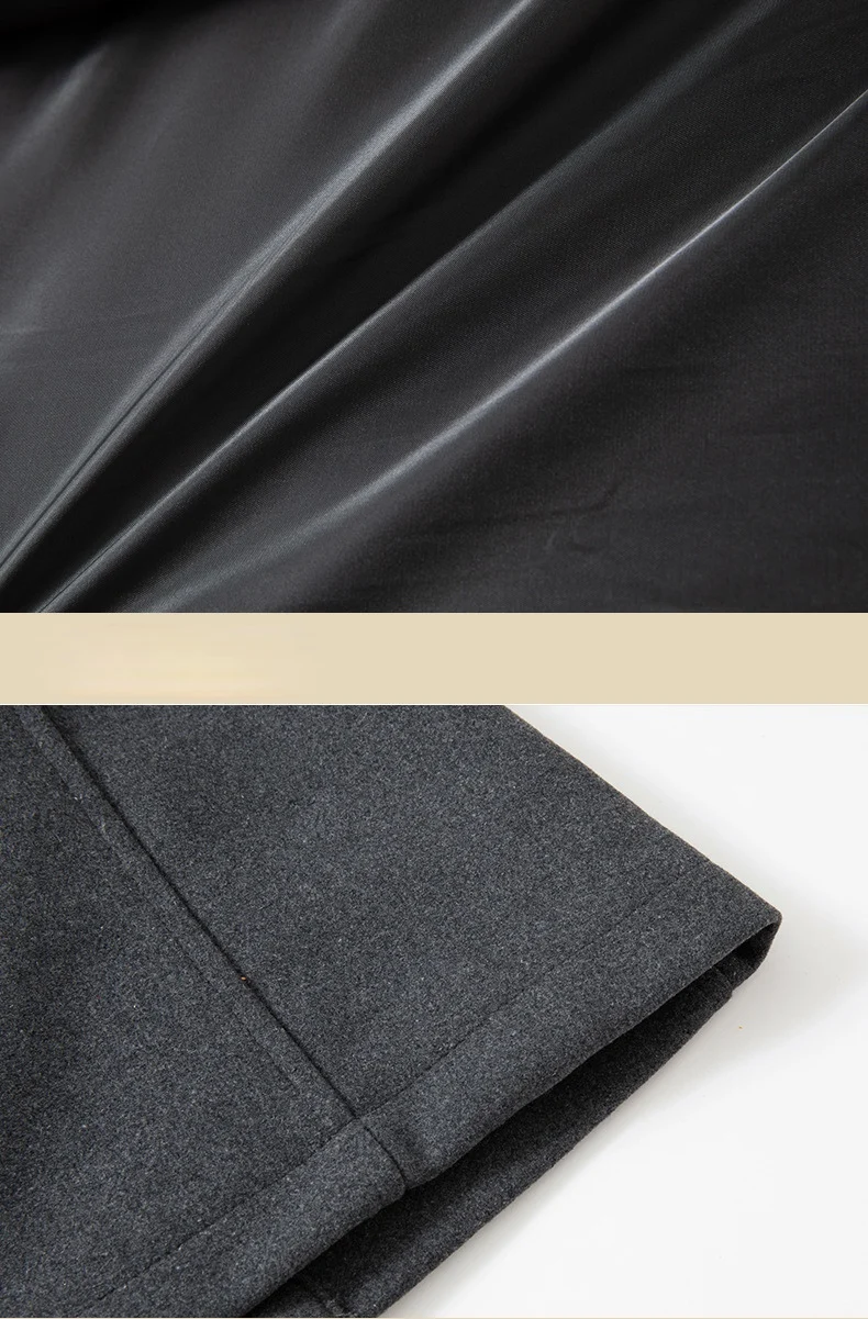 Warm Long Plus Size Windproof Jacket for Men Overcoat Casual Trench Coat Stylish Winter Men's Double Collar Woolen M_voghion.com