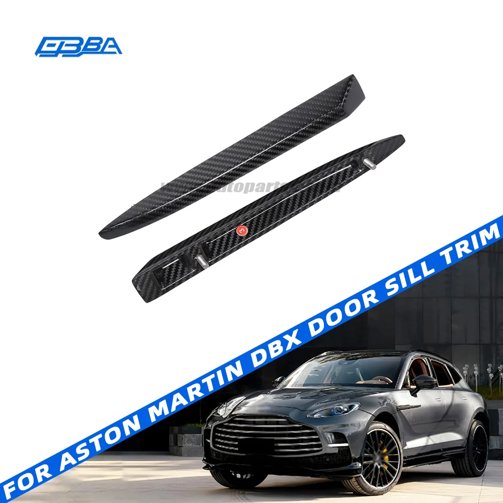 רצועת קישוט דלת אוטו מפחמן סיבי עבור Aston Martin DBX, מספר חלק מקורי (OE) MY83-018K28-AB