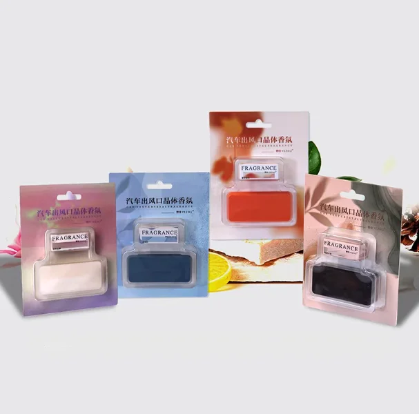 Best-Selling Plastic Car Diffuser Aromatherapy Vent Clip Car Natural Solid Car Air Freshener Decoration