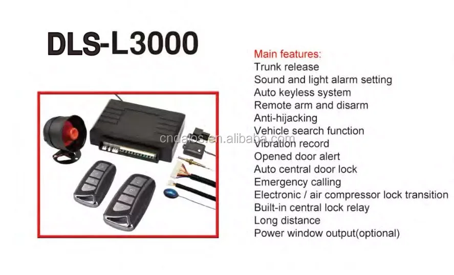 Universal Octopus Car Alarm System Antihijacking Car Security Alarm