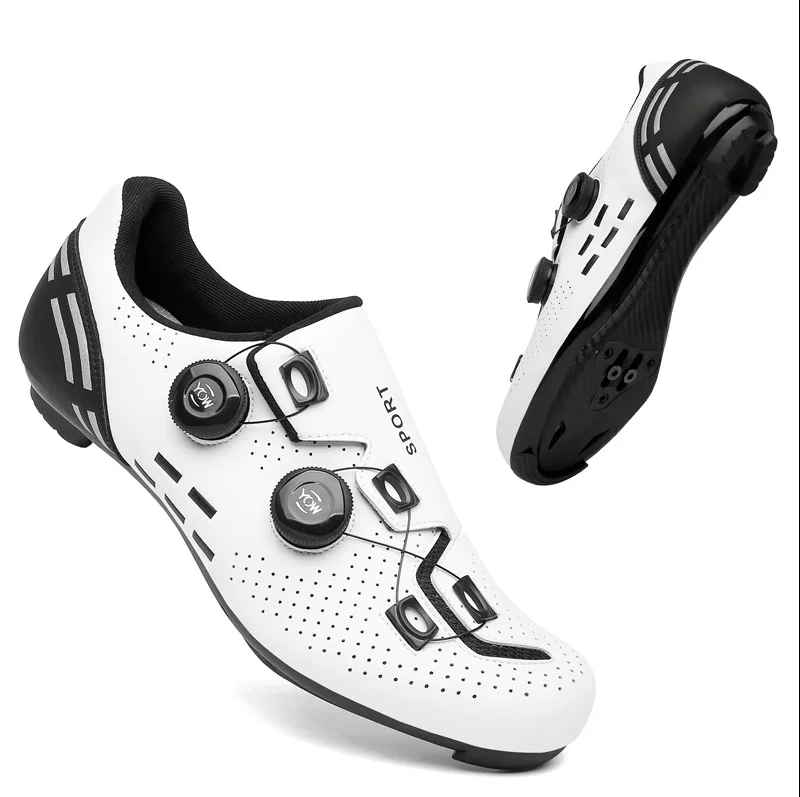 Tiebao Bike Road Shoes Professional Sports Shoes Cycling Lock Shoes SPD-SL 