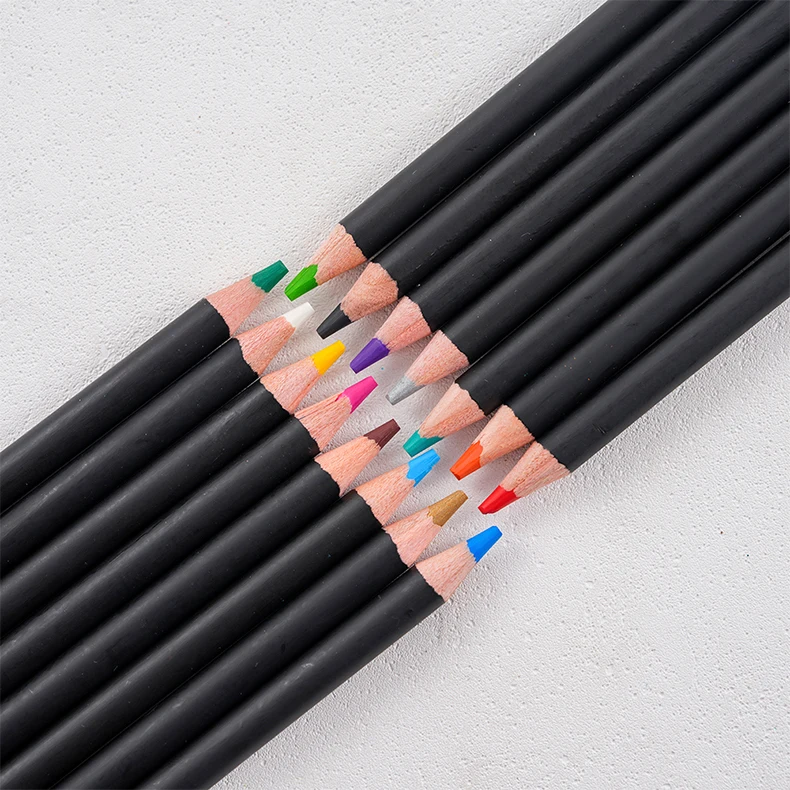 Professional Soft Drawing Pencils 15 Macaron Colours With Sharpener_voghion.com