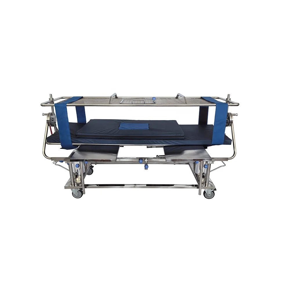 Durable and Stable 360 Flip Over Adjustable Foldable Modern Hospital Bed with Four Wheels for Burn Patients 6
